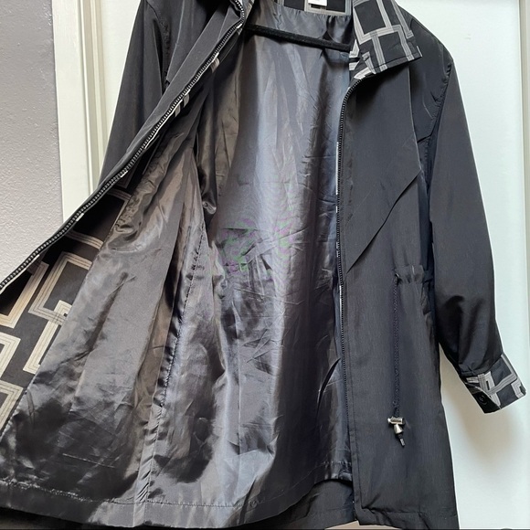 Women's Plus Size Jackets Lightweight Drawstring Utility Jacket by Y.R.imports - Picture 3 of 8